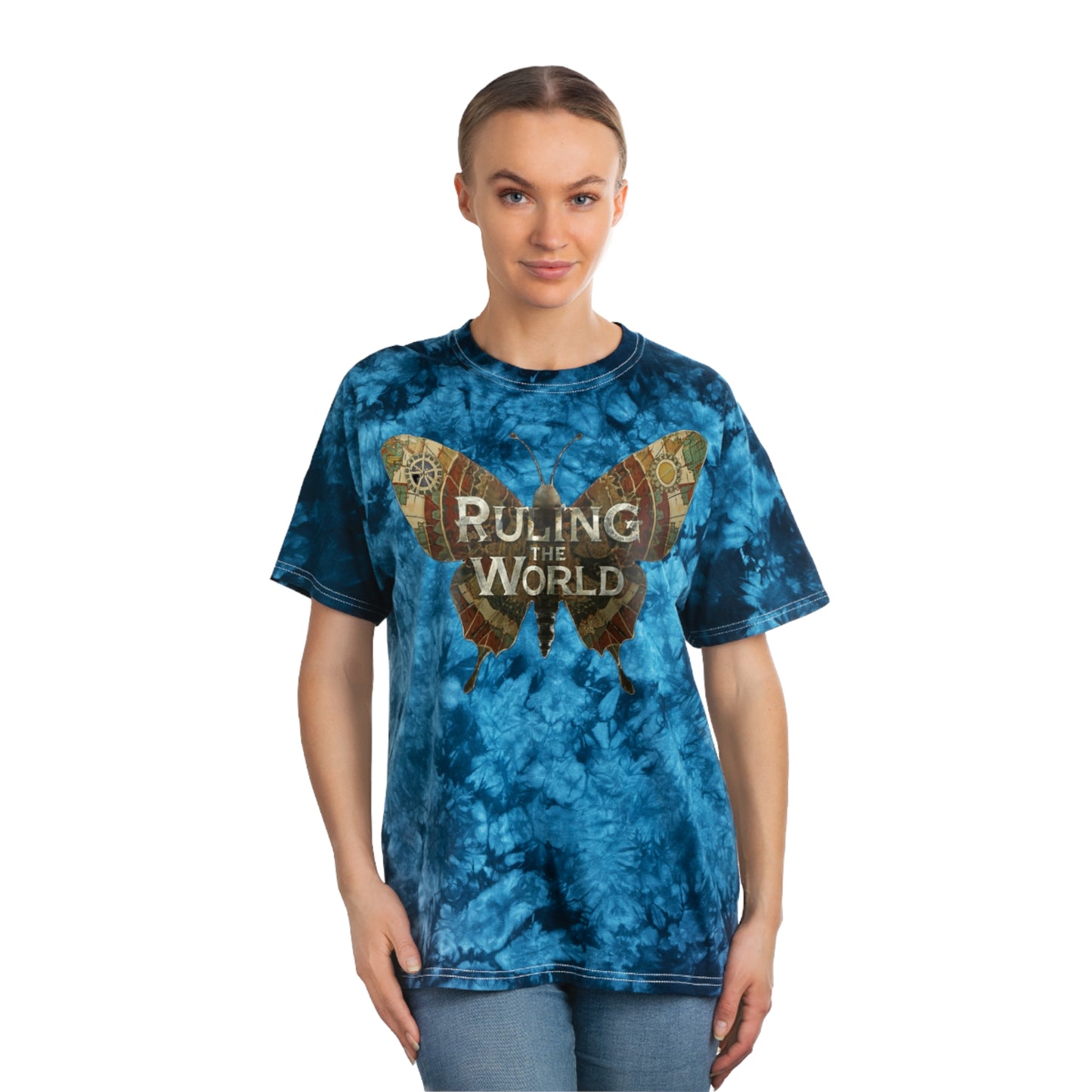 ARYE RULING THE WORLD TIE DYE TEE