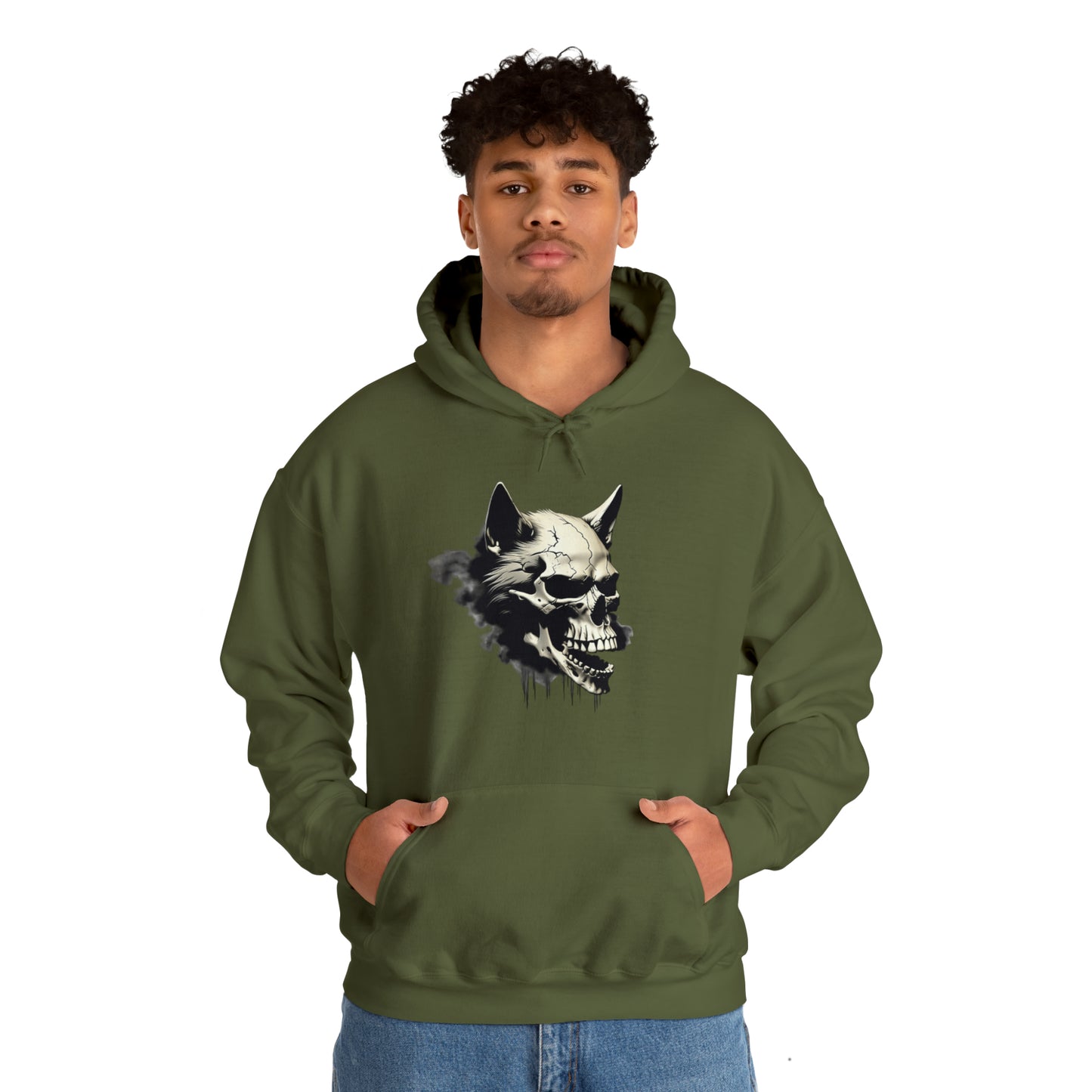 ARYE WOLF SKULL CLASSIC HOODIE